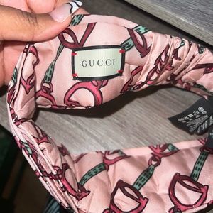 Pink gucci headband